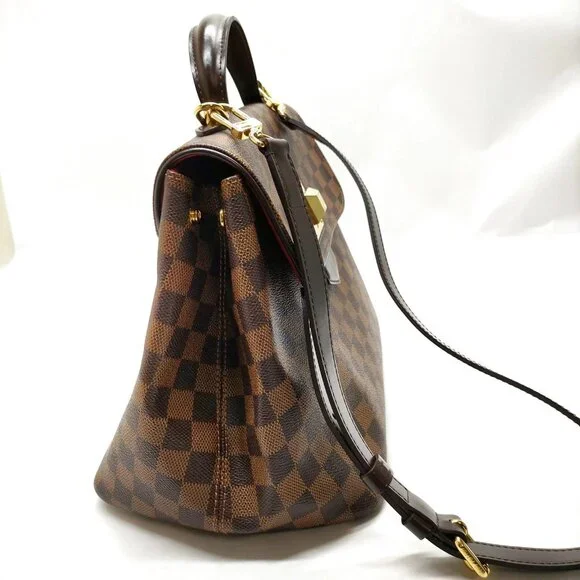Authentic Louis Vuitton Bergamo MM Damier Ebene Crossbody Bag | Luxury Designer - Picture 5 of 16